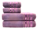 Jogo De Toalhas 4 Groh Marselha 100% Algodão Açai