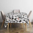 Toalha Mesa Termica Plastica Impermeavel Quadrada 4 Lugares Cor Estampadas Galinhas