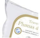 Travesseiro Daune pluma de ganso 50x70cm macio cor branco