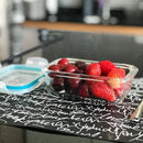 Kit Conjunto 10 Potes Vidro Hermético Marmita Tampa 370ml