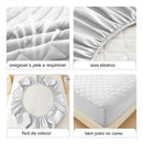 Capa Protetor Colchão Queen Impermeável Matelado Cores Cor Branco