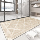 1 Tapete Banheiro Grego Antiderrapante Macio Ce Bg 40x60