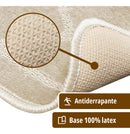 1 Tapete Banheiro Grego Antiderrapante Macio Ce Bg 40x60