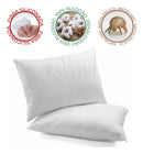 Kit 2 Travesseiros Antialérgico 50x70 Suporte Macio Fibra Siliconada 100% Algodão