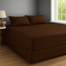 Capa Protetor De Colchão Elástico Queen Impermeável Casa Laura Enxovais Matelado Cor Marrom