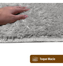1 Tapete Banheiro Antiderrapante Absorvente 50x100 Oa Cl Cz Cor Cinza Claro Prata