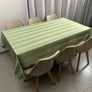 Toalha De Mesa - 6 Lugares - Retangular Jacquard 1,40x2,10m - Sianinha - Cor Verde