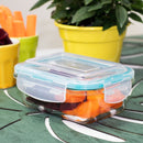 Kit Conjunto 10 Potes Vidro Hermético Marmita Tampa 370ml