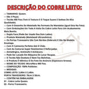 Kit Cobre Leito Queen 3 Peças Tecido Matelassê Completo Jogo