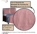 Kit Cobre Leito Queen 3 Peças Tecido Matelassê Completo Jogo