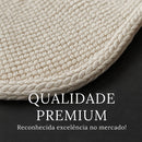 Jogo De Tapete Para Banheiro 3 Peças Antiderrapante Algodão