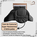 Edredom Queen Percal 400 Fios Grosso Super Casal Hotel Size